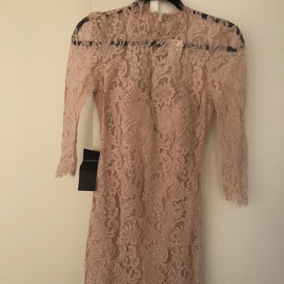 Pink lace dress from BEBE - Picture 2 of 5